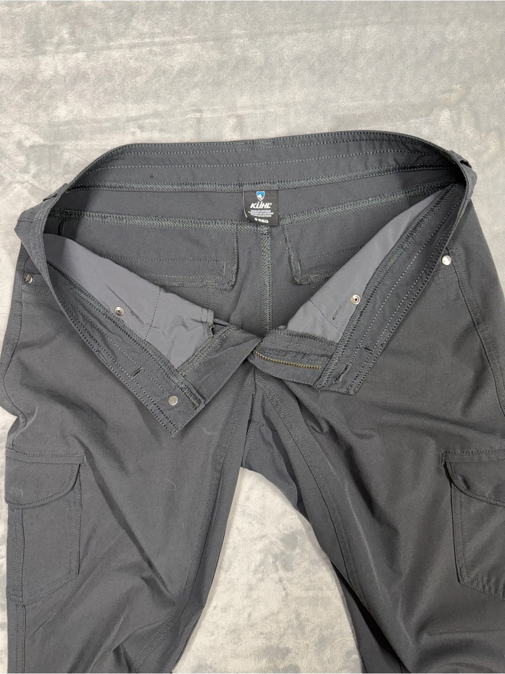 Kuhl Women's Straight Leg Cargo Pants in Dark Gray - Picture 3 of 12